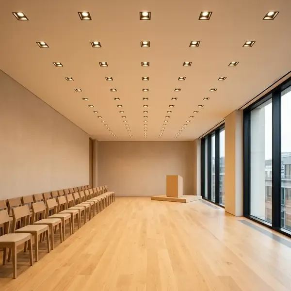 Mehrzweckraum mit flexibler Beleuchtung — 500 lx